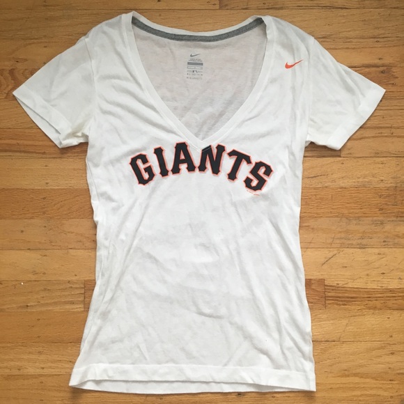 nike giants v-neck tee - Picture 1 of 2